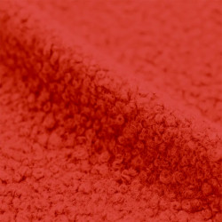 Curly Fleece CERISE Cherry